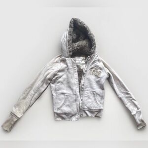 Y2K Abercrombie Sherpa Lined Hoodie 🤎